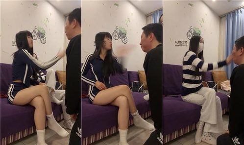 No | Double S heavy serial slaps super strong breast abuse