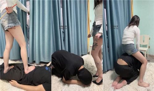 小凤梨 | 纹身小主 鞭打强迫狗伺候