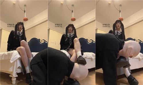 66 | Lolita JK leather shoes and white socks trample