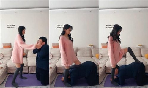 埋汰 | 过膝袜美腿踩虐家奴