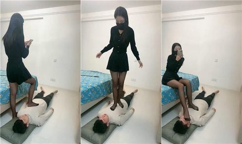 洋洋洋 | 黑丝美腿全体重踩踏
