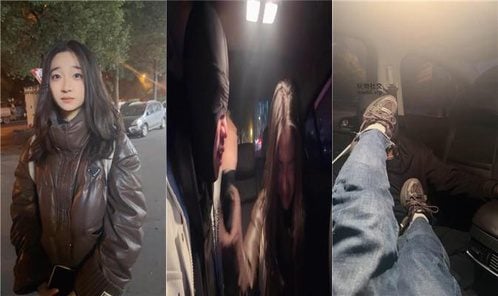 素人挖掘机 | 深夜路边搭讪 运动鞋原味棉袜虐