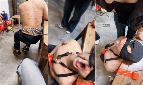 沅芷大人 | 3女主口水浓痰封眼鼻 嘴塞满烟蒂