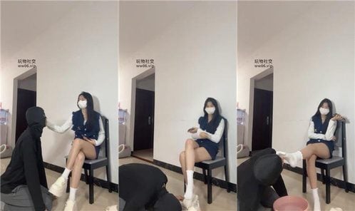 甜恬 | 美少女S白袜踩绿帽奴