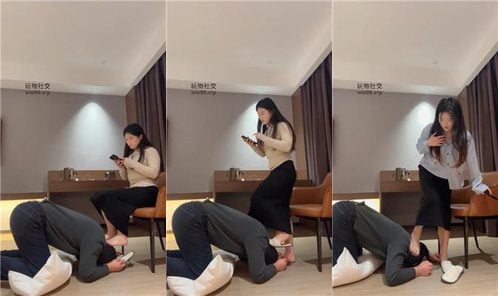 子熙大人 | 玉足碾压狗头 鞭打恋足舔 赏赐圣水 双视角版