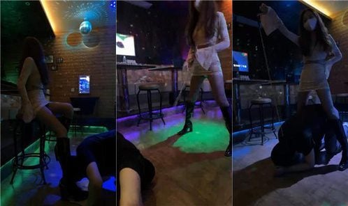 御妍 | 双M KTV公开处刑 狗链遛狗长靴虐杀