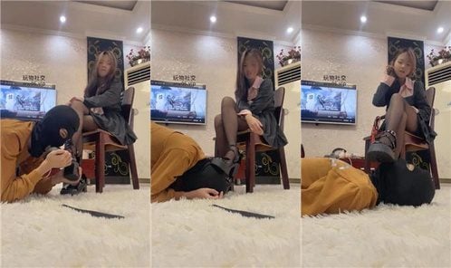 咏慈 | 学生妹高跟黑丝踩虐 咬肉之刑