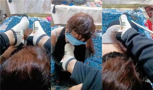 伪娘和人妻 | 变装奴闻舔棉袜脚 赏赐喝圣水