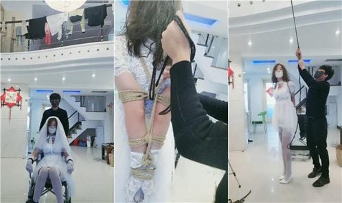 媚娘工作室 | 母畜 五花大绑体验吊绑