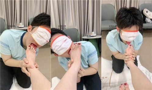 欣婷 | 挑战超强裸足深喉