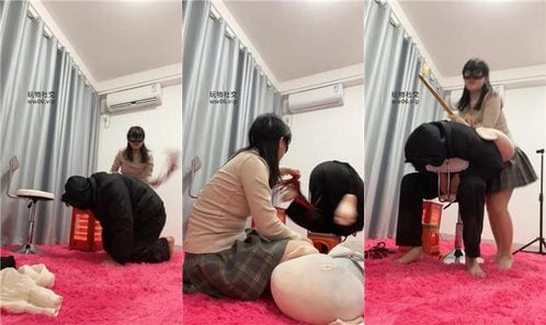 阿霞 | 散鞭虐打废物家奴
