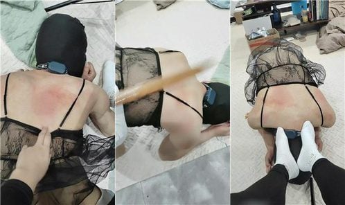 宝宝大人s | 白袜 高跟踩虐变装奴 电击项链