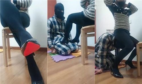 Sichun | Covering face with stinky feet and slapping palms and crotch humiliation