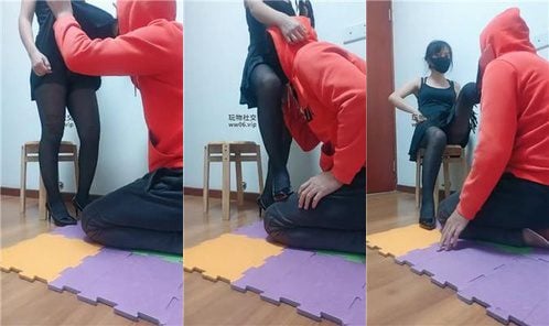 四春｜黒ストッキング、ハイヒール、美脚、踏みつけ