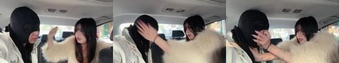 素人挖掘机 | 路边开发车内调 长靴肉丝脚蹂躏