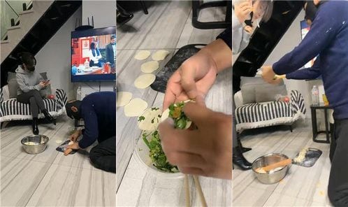 辣姐 | 脚下喂食人形犬