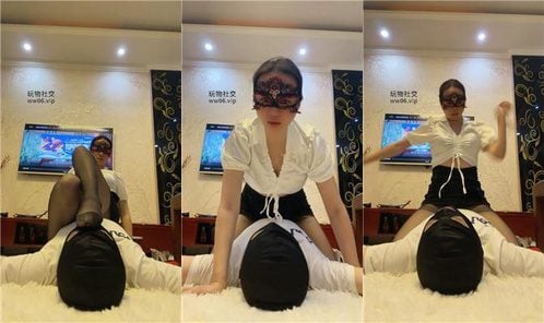 颜主 | 骑马转胯 掐脖手捂窒息 高跟黑丝踩