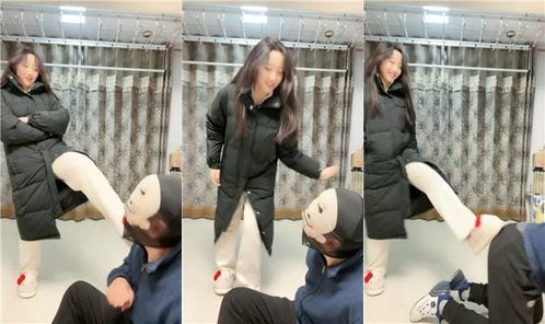 锅盖子 | 毛拖鞋居家女神重度虐打