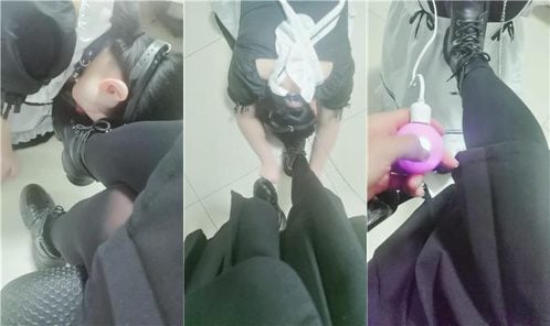 璃茉老师 | 女仆母畜 清理脏短靴 强制闻鞋窝
