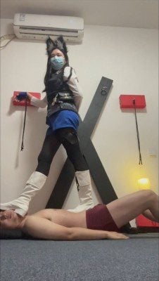 明日方舟德克萨斯cos踩死贱狗 ACYC 4756
