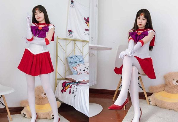 物恋传媒 | 兮兮 cos制服 高跟鞋 厚白丝 带视频 带视频