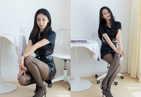 物恋传媒 | 岚岚 高跟凉鞋 薄黑丝脚尖透明款 肚子疼揉肚子剧情 带视频 带视频