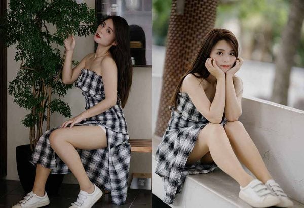 街拍丝足 | 539 长腿美模 筱筱 桃园2