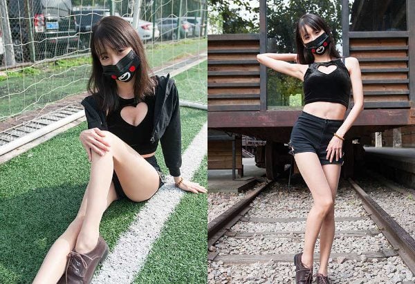 魔镜街拍 | 479 精选街拍 足球场肉丝美腿小姐姐口罩掩盖不住你的微笑