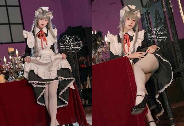 美图精选 | 2038 咬一口兔娘 Yiko湿润兔 菲奇子女仆