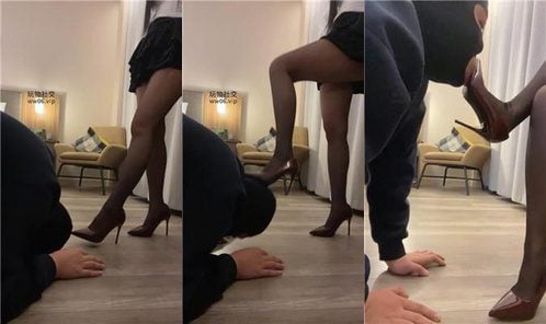 婉纱 | 舔脏高跟黑丝 sp 踢裆 臭脚丫捂脸 坐脸