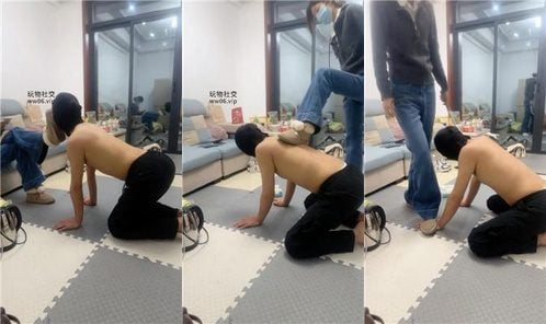 おもちゃクラブ | 縛られて白い靴下、スノーブーツ、ハイヒールを味わう
