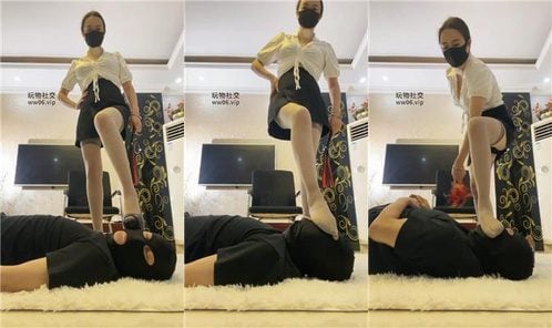 颜主 | 女老板丝袜美腿虐杀
