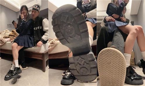 狗哥 | 沉浸式 情侣主 脏皮鞋白袜羞辱