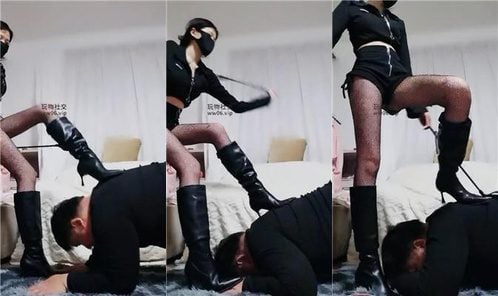 甜音 | 坐脸腿绞窒息 长靴网袜踢裆