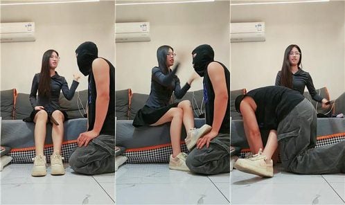 嘉妮 | 抽耳光 重度sp 白船袜塞嘴 踩踏