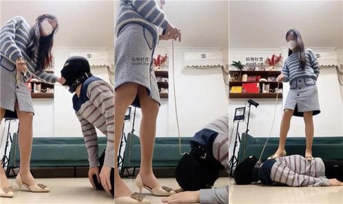漫漫 | 清理脏鞋底 高跟踩踏 揪耳朵