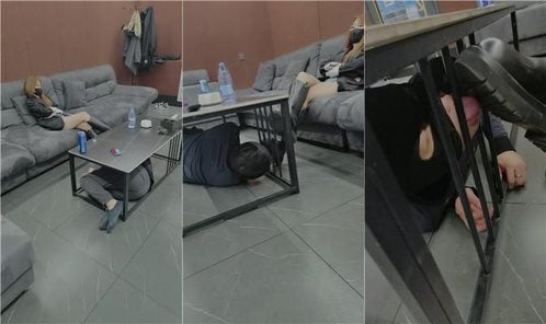 Wenwenwenwen | Amateur S private cinema long boots violent trampling kick