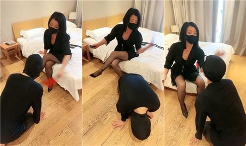 伊潼 | 闺蜜观战 高跟黑丝S 重度虐打 奴下奴 双视角版