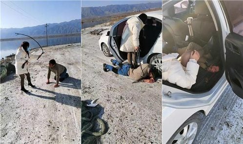 ムーヤン | 屋外の車で汚れた靴を舐め、ゴミを踏む二重視点バージョン