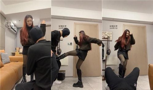 Dog Brother | Slap, long boots, trample, and kick in the crotch