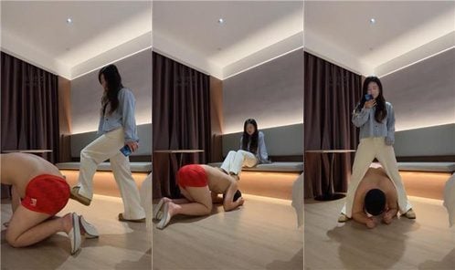 子熙大人 | 赏赐圣水 舔脏鞋白袜 虐乳