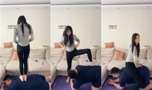 埋汰 | 白棉袜玉足踩踏骑马