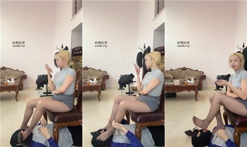 奶豆包 | 桌下脚奴 黑丝蹂躏 完整版