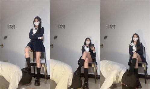 甜恬 | JK日系女主 皮鞋及膝黑袜虐