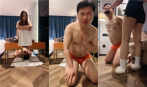 夏桑 | 反绑丝袜堵嘴重度虐打 双视角版 bf49765