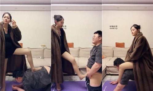 Maitai | Riding Dog Climbing - Stockings and Foot Trampling on BF49822