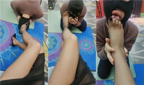 咩祖 | 黑丝高跟蹂躏踩虐脚下喂食 bf49840