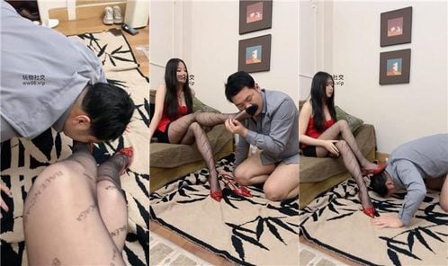 Fuxi | Black Silk Licking/Breast Abuse/Face Sitting Suffocation Dual Perspective Version bf50207
