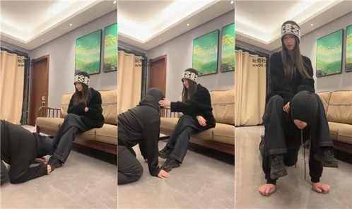 素人挖掘机 | 狗链遛狗-黑鞋踩踏-玉足狂舔 bf50231