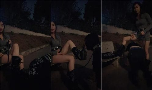 煎妮 | 户外公开处刑跟踪狂 bf50288
